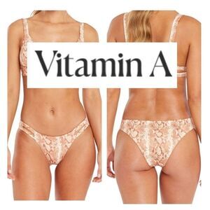 Vitamin A Sand Snake Brazilian Bikini Bottoms
